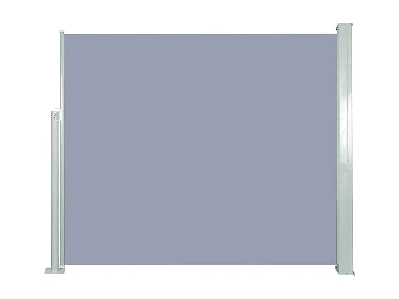 Auvent latéral rétractable 120 x 300 cm Gris