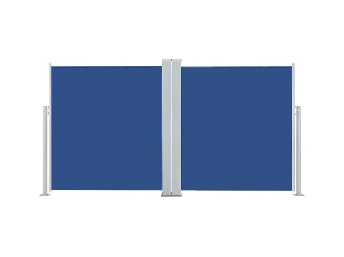 Auvent latéral rétractable Bleu 160 x 600 cm