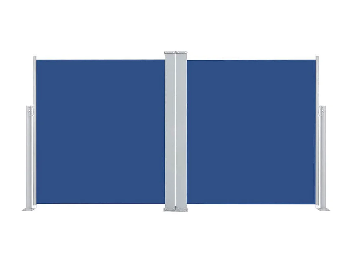 Auvent latéral rétractable Bleu 140 x 600 cm