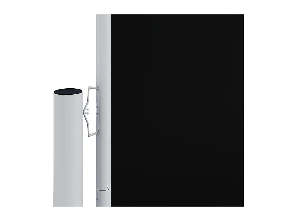 Auvent latéral rétractable Noir 220x1000 cm