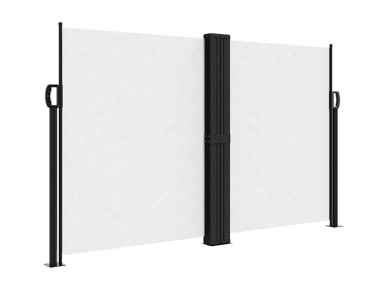 Auvent latéral rétractable blanc 140x1000 cm