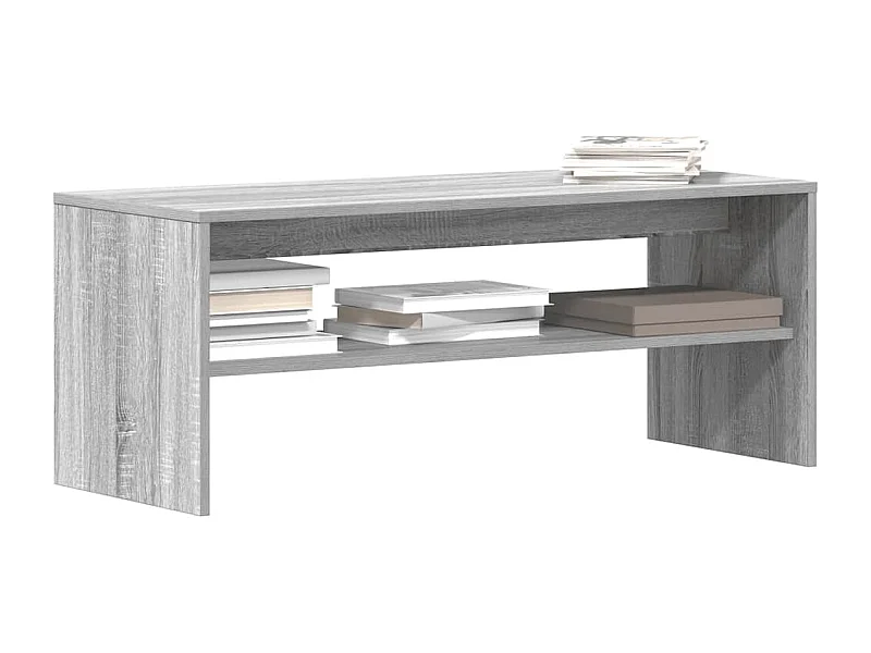 Sonoma Grey TV-meubel 100x40x40 cm bewerkt hout