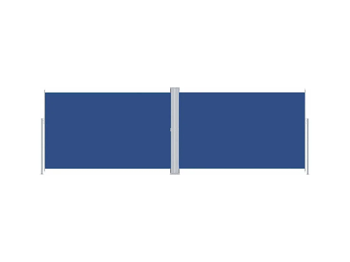 Auvent latéral rétractable Bleu 220x600 cm