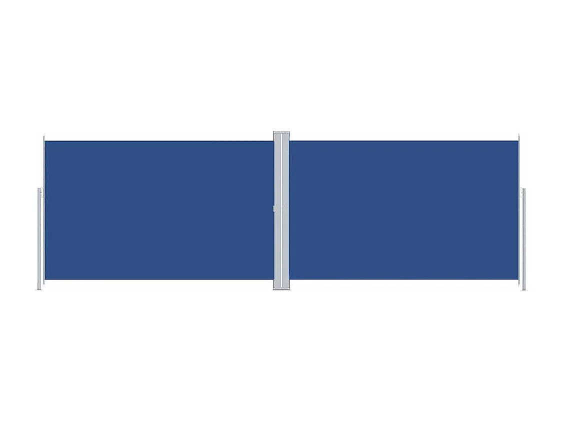 Toldo lateral retráctil Azul 220x600 cm