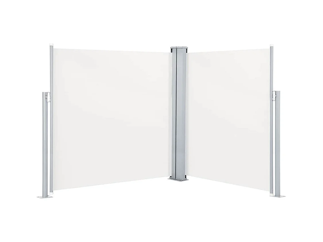 Auvent latéral rétractable Crème 140 x 600 cm