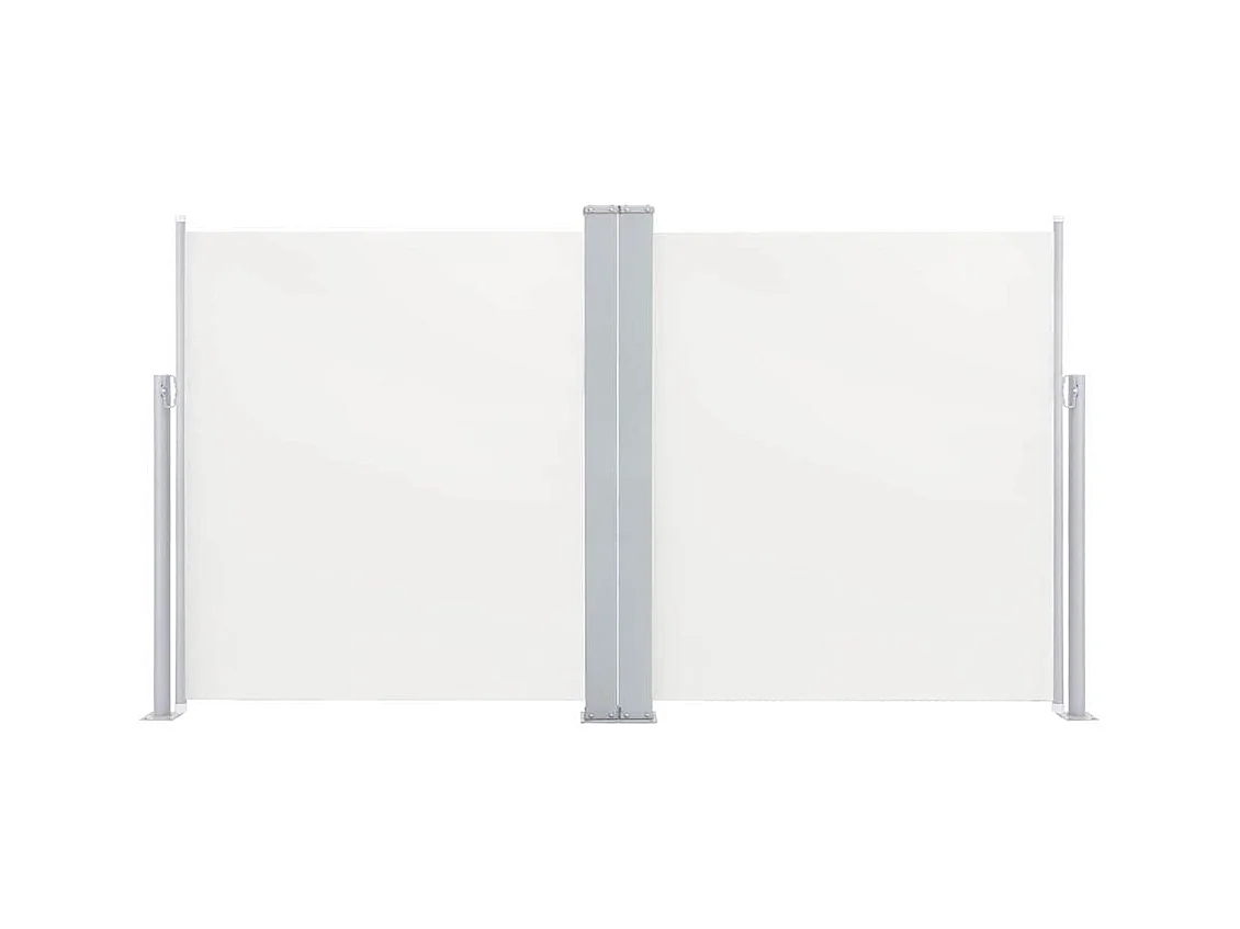 Auvent latéral rétractable Crème 140 x 600 cm