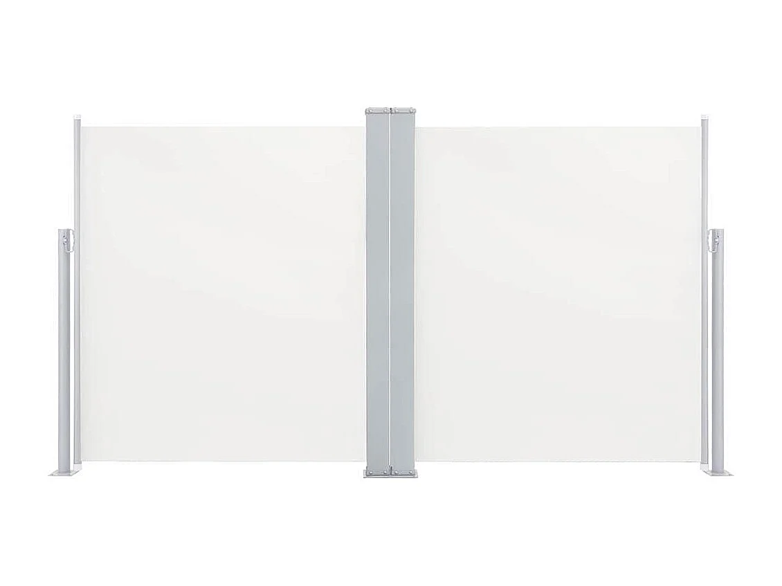 Uitschuifbare zijluifel crème 140 x 600 cm