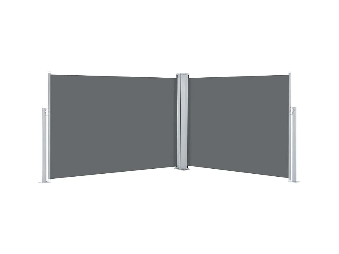 Uitschuifbaar zijluifel Antraciet 120 x 1000 cm