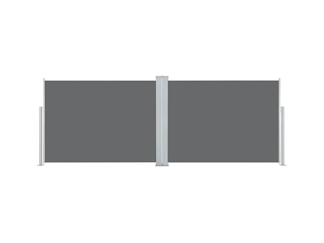 Uitschuifbaar zijluifel Antraciet 120 x 1000 cm
