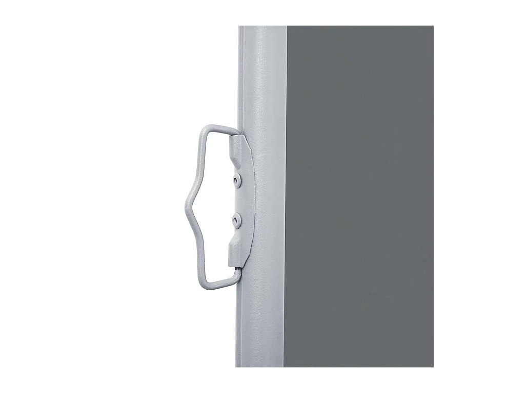 Uitschuifbaar zijluifel Antraciet 120 x 1000 cm