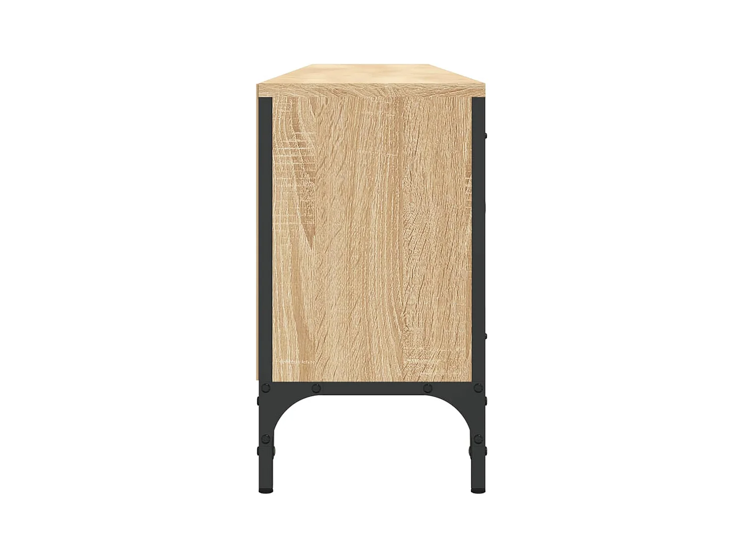 Meuble TV à tiroir chêne sonoma 200x25x44 cm bois d'ingénierie