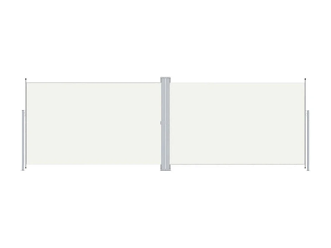 Tenda da sole laterale retrattile Crema 200x600 cm