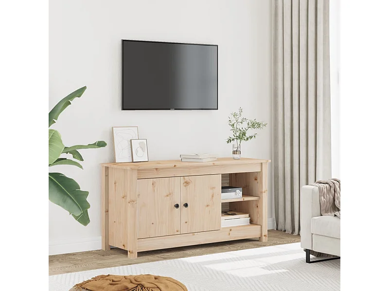 Mobile TV 103x36,5x52 cm Legno massello di pino