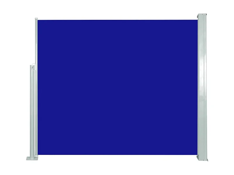 Auvent latéral rétractable 120 x 300 cm Bleu