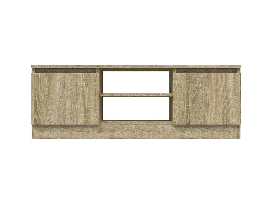 Meuble TV avec porte Chêne sonoma 102x30x36 cm