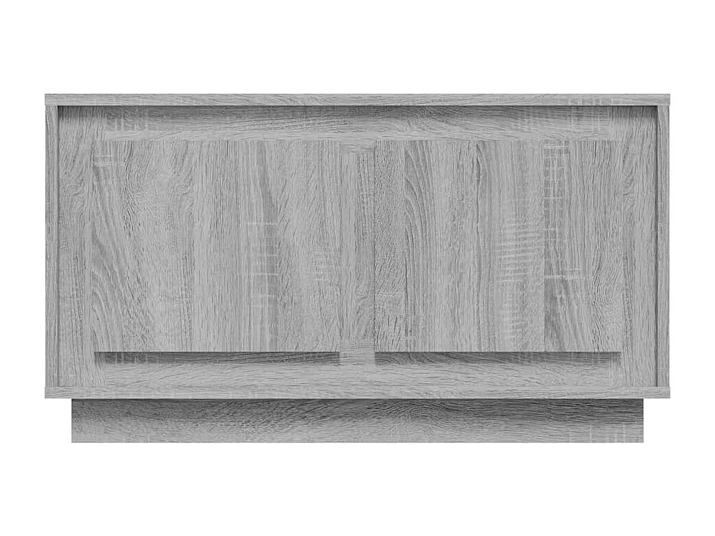 Sonoma grauer TV-Schrank 80x35x45 cm Holzwerkstoff