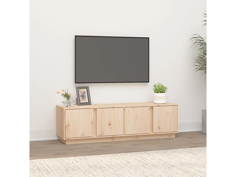 Meuble TV 140x40x40 cm Bois de pin massif