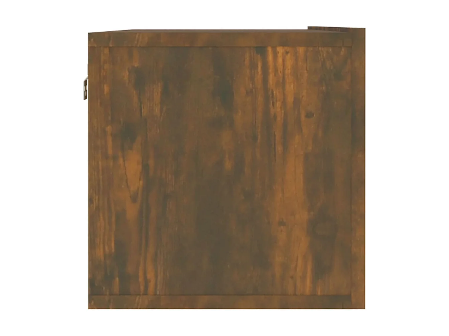 Armoire murale TV Chêne fumé 120x30x30 cm Bois d'ingénierie