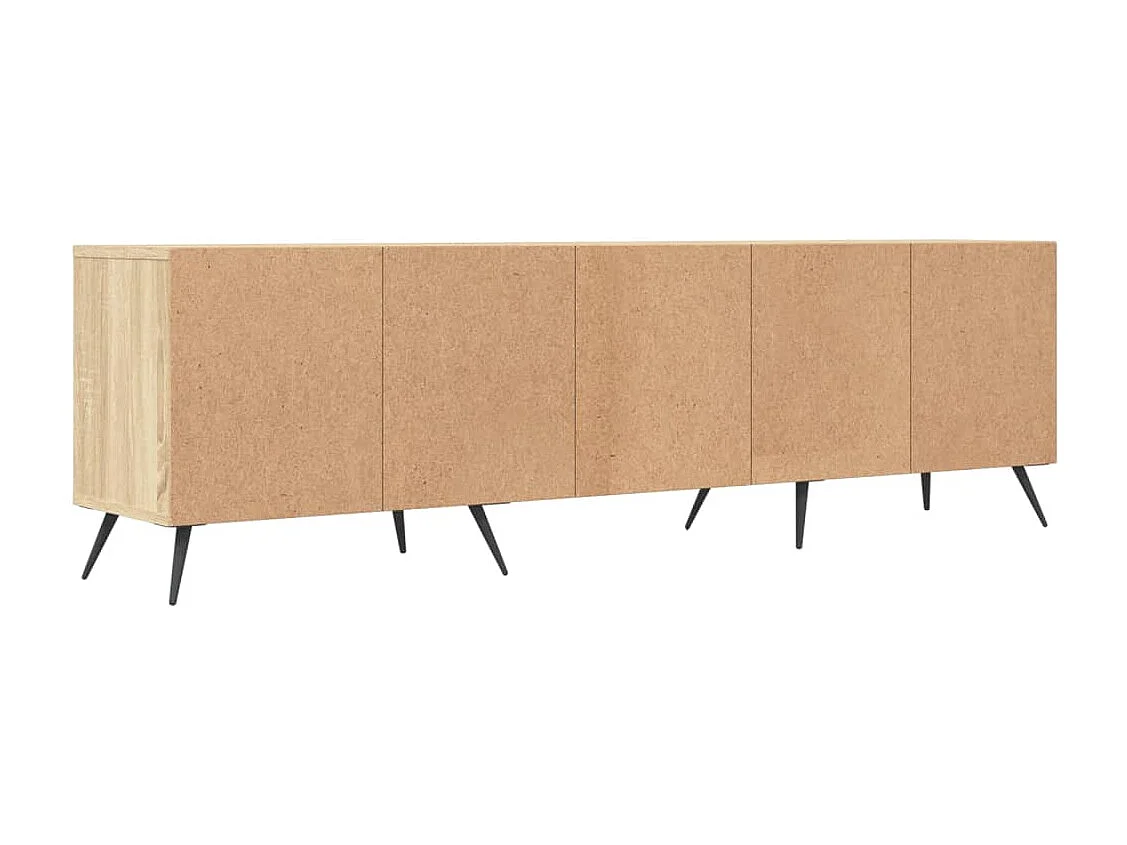 Meuble TV chêne sonoma 150x30x44,5 cm bois d'ingénierie