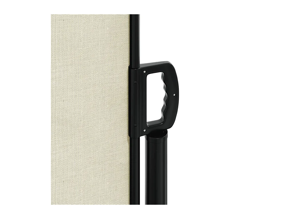 Auvent latéral rétractable crème 200x600 cm