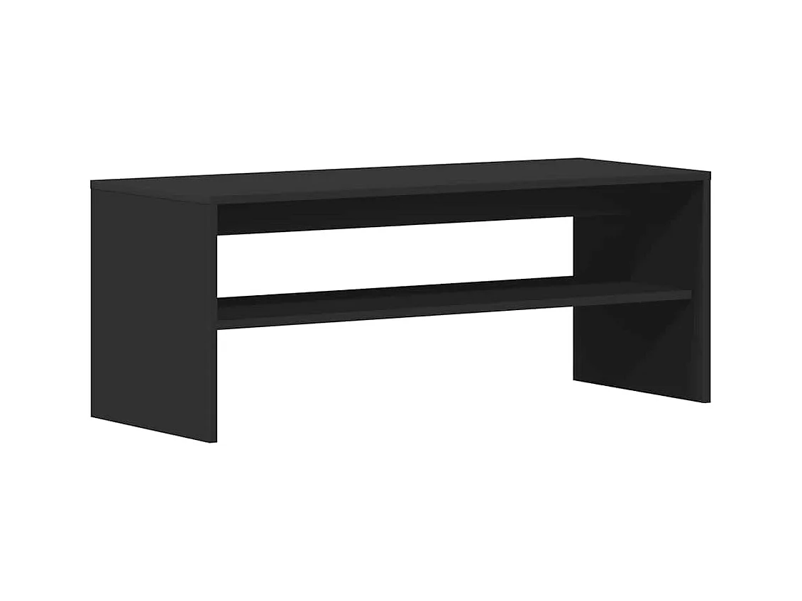 Meuble TV Noir 100 x 40 x 40 cm Aggloméré