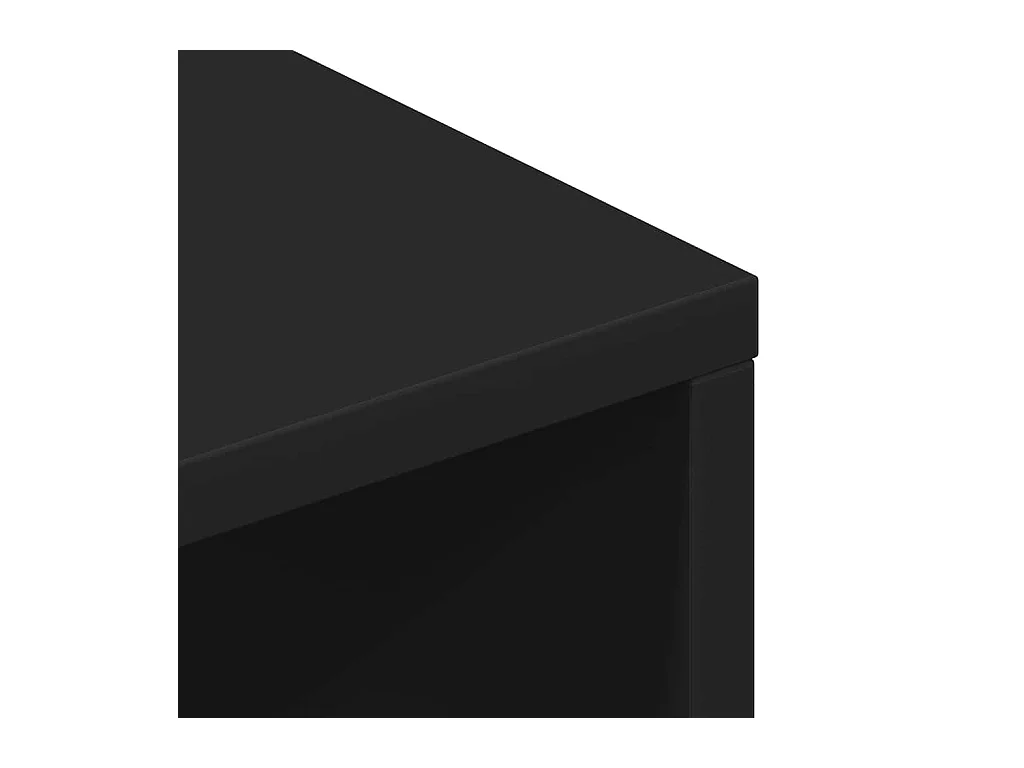 Meuble TV Noir 100 x 40 x 40 cm Aggloméré