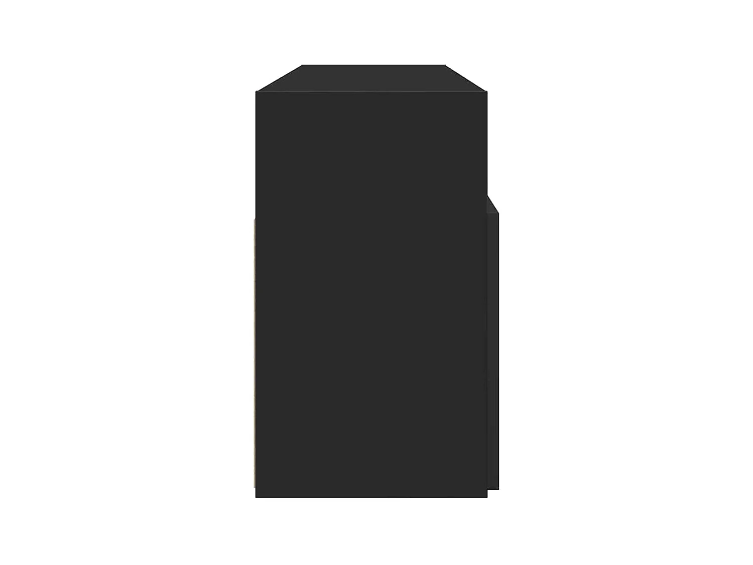 Meuble TV avec lumières LED noir 120x30x50 cm