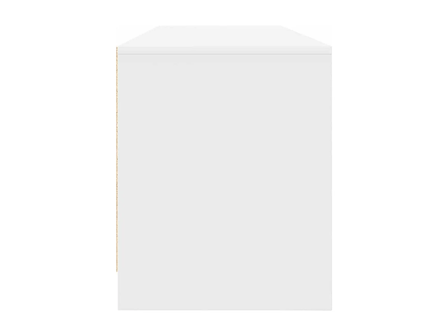 Meuble TV blanc 188,5x41x50 cm bois d'ingénierie