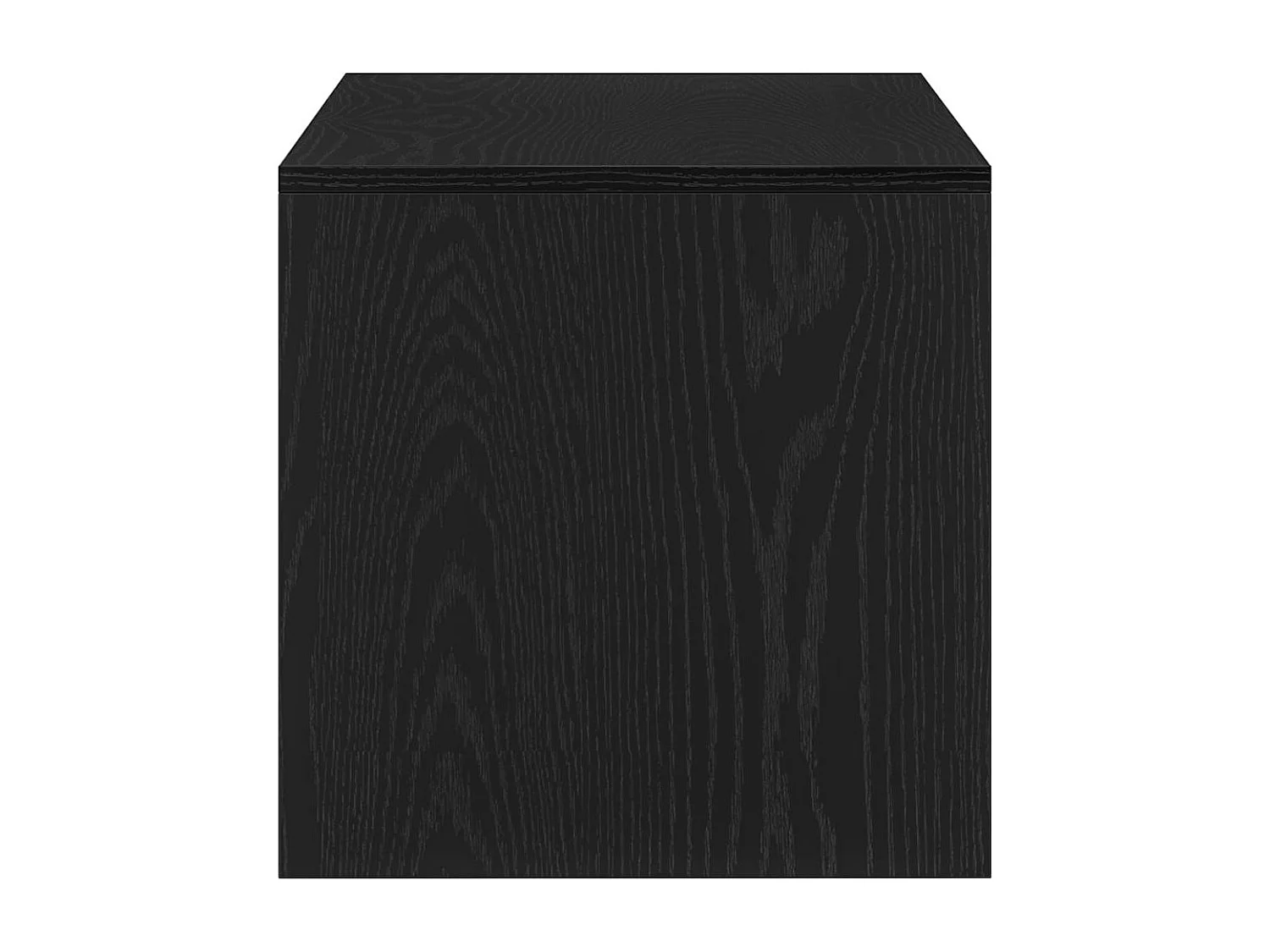 Meuble TV chêne noir 100x40x40 cm bois d'ingénierie