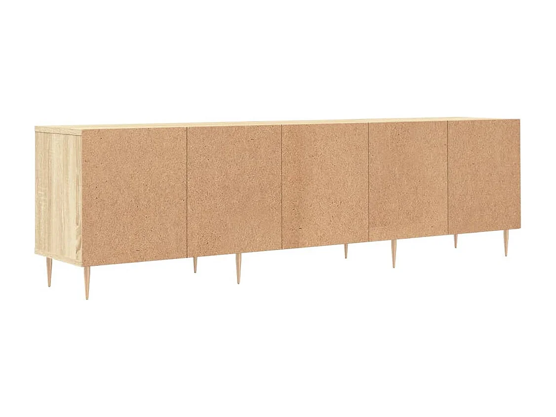 Meuble TV chêne sonoma 150x30x44,5 cm bois d'ingénierie