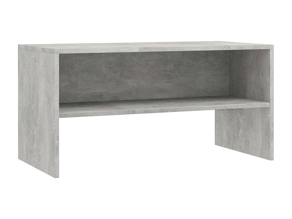 Meuble TV Gris béton 80x40x40 cm Bois d'ingénierie
