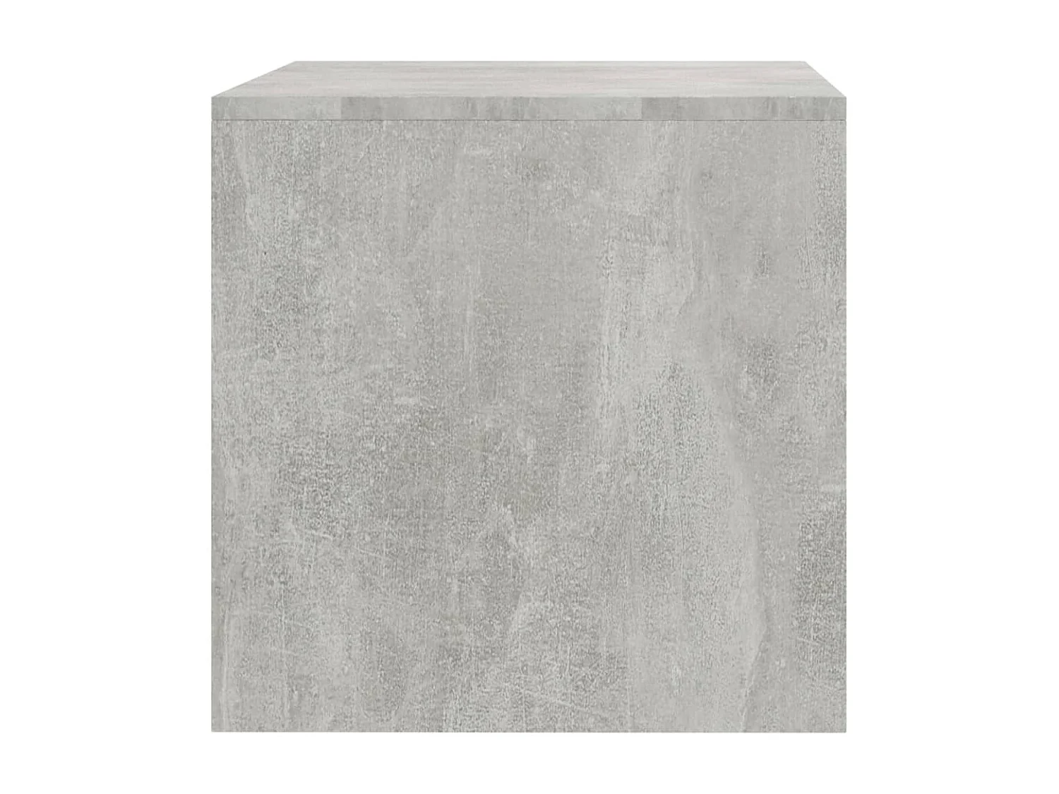 Meuble TV Gris béton 80x40x40 cm Bois d'ingénierie