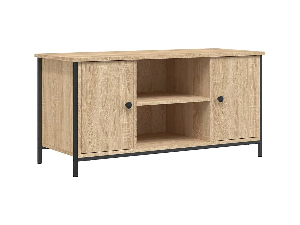 Meuble TV Chêne sonoma 100x40x50 cm Bois d'ingénierie
