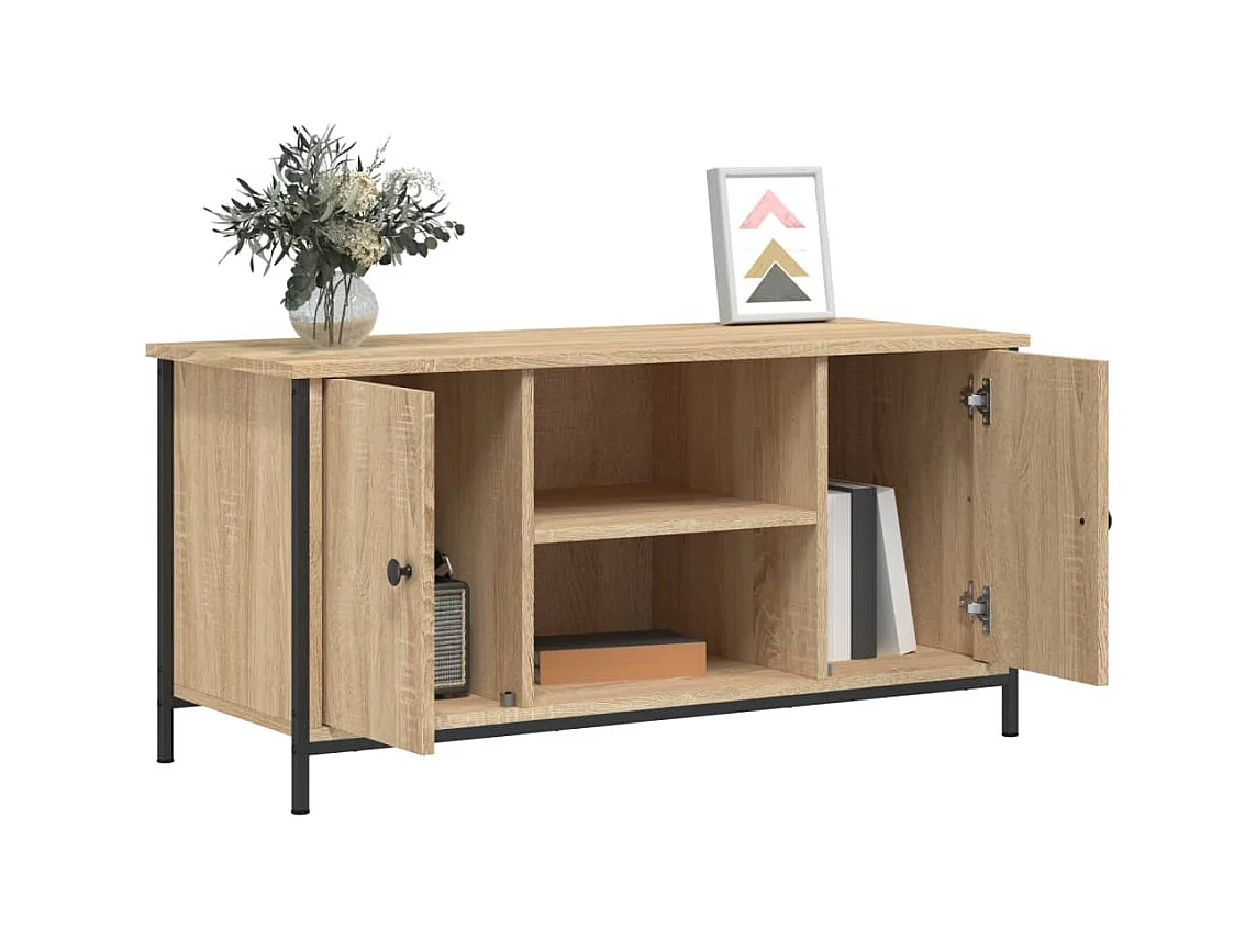 Meuble TV Chêne sonoma 100x40x50 cm Bois d'ingénierie