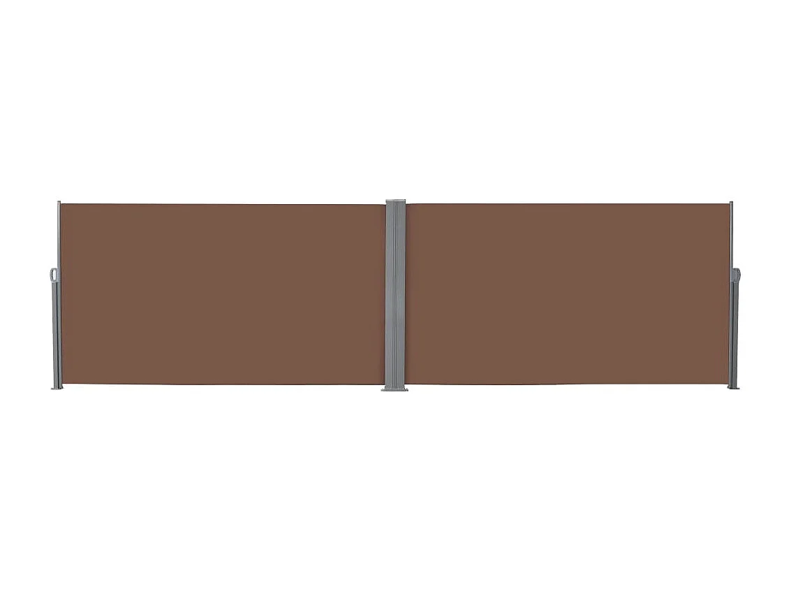 Tenda da sole laterale retrattile 160 x 600 cm Marrone