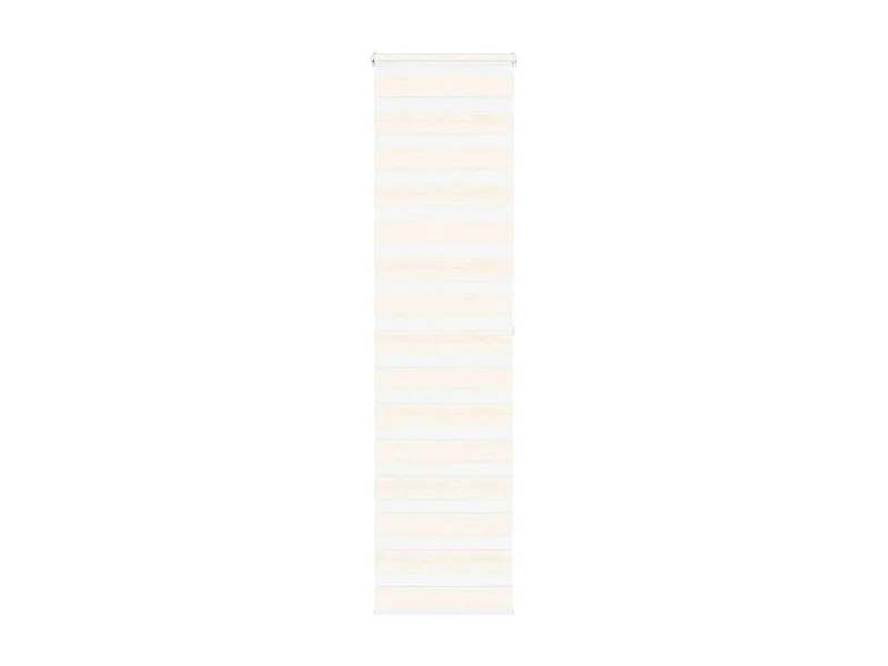 Beige gemarmerde zebragordijnstof breedte 55,9 cm polyester