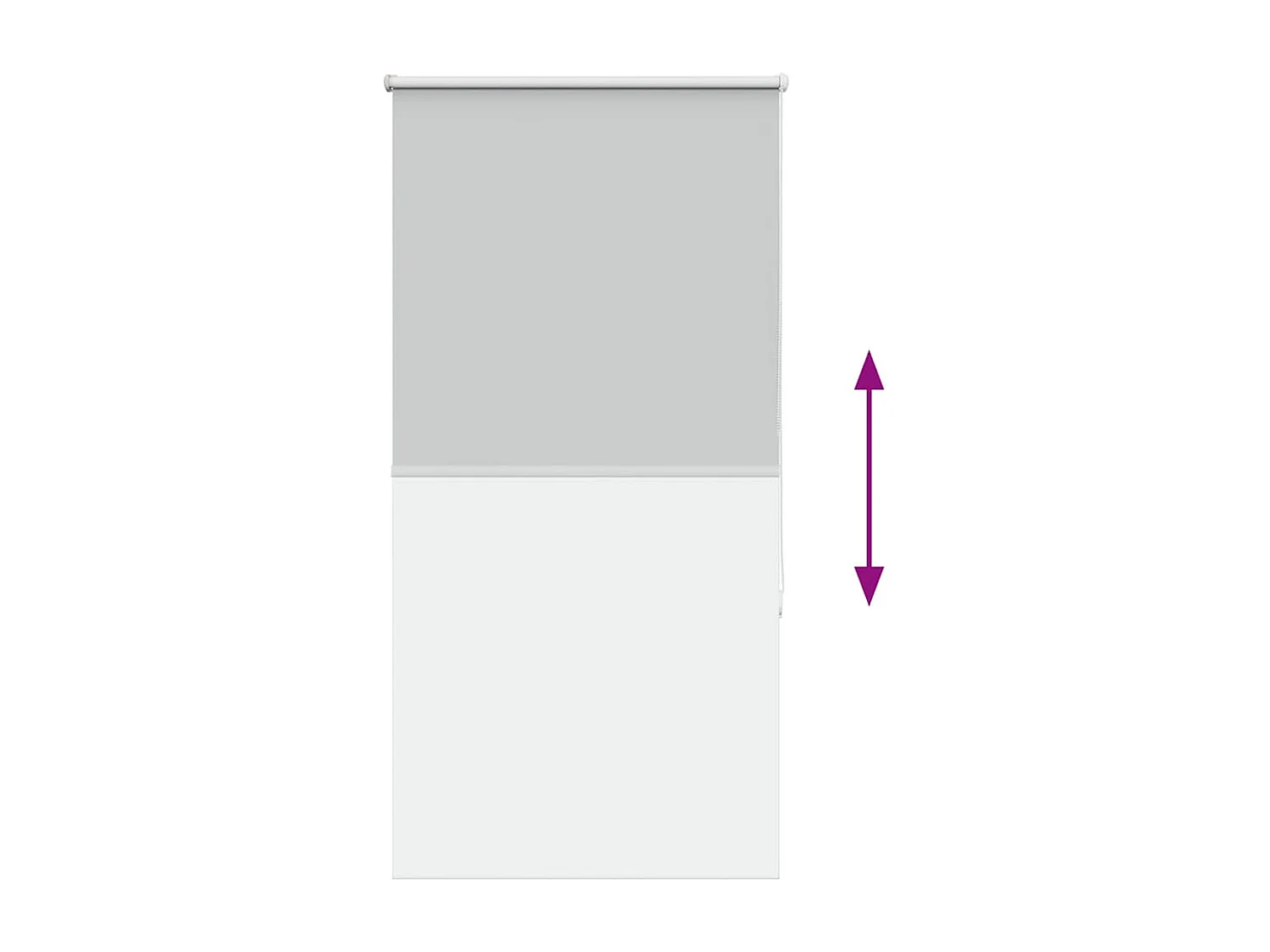 Store enrouleur occultant largeur du tissu 65,7 cm polyester