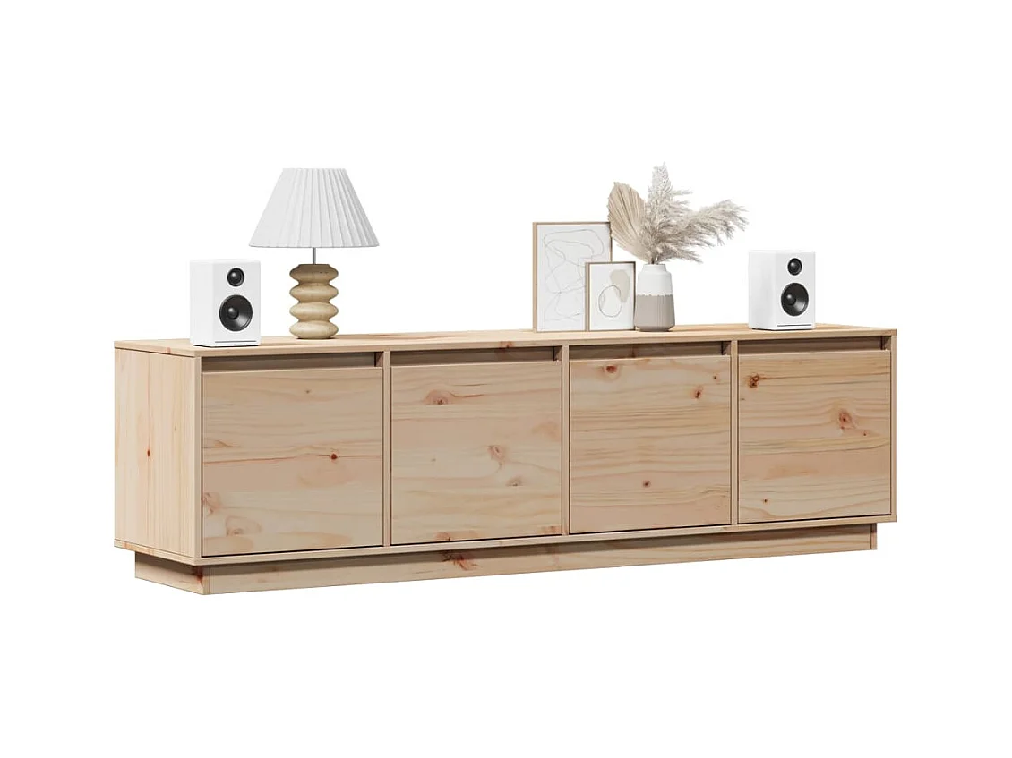 Meuble TV 156x37x45 cm Bois de pin massif