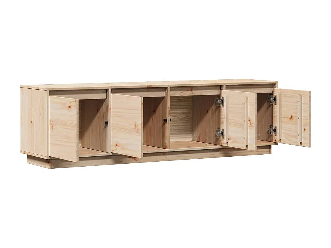 Meuble TV 156x37x45 cm Bois de pin massif