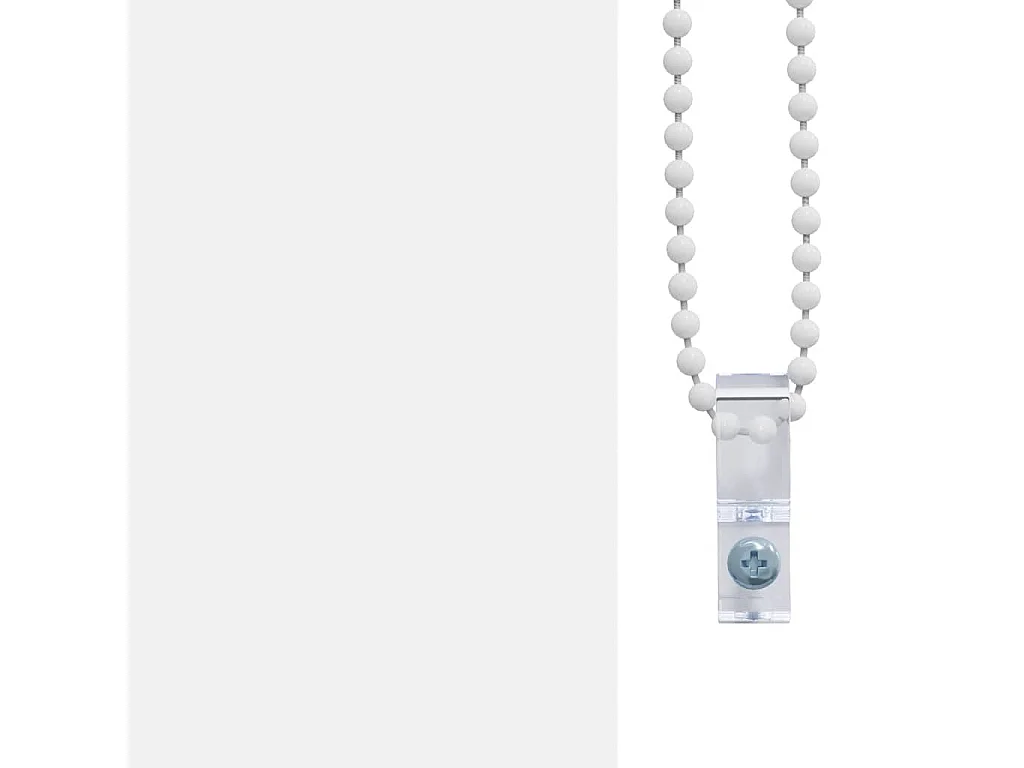 Estor enrollable de ducha con casete de tela ancho 136 cm