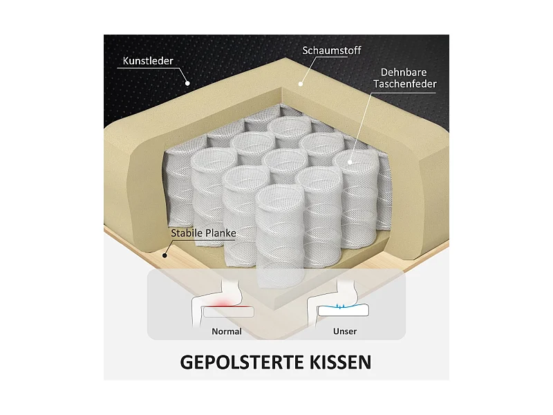 Fauteuil relax avec repose-pieds, fauteuil pivotant 360°, fonction massage, cuir synthétique, noir (86x83x107 cm)