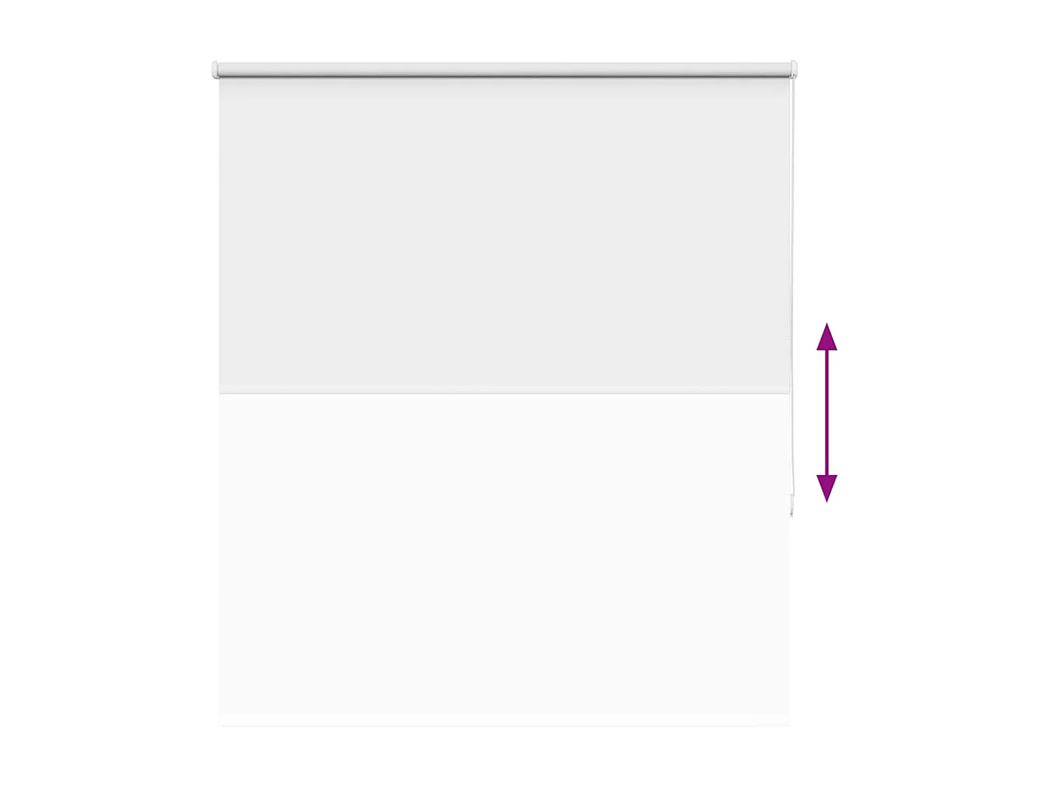 Tejido para estor enrollable opaco ancho 116,6 cm poliéster