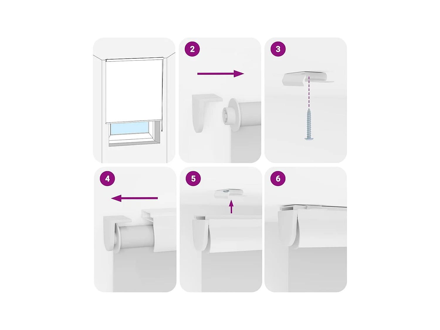Store enrouleur de douche avec cassette largeur du tissu 116 cm