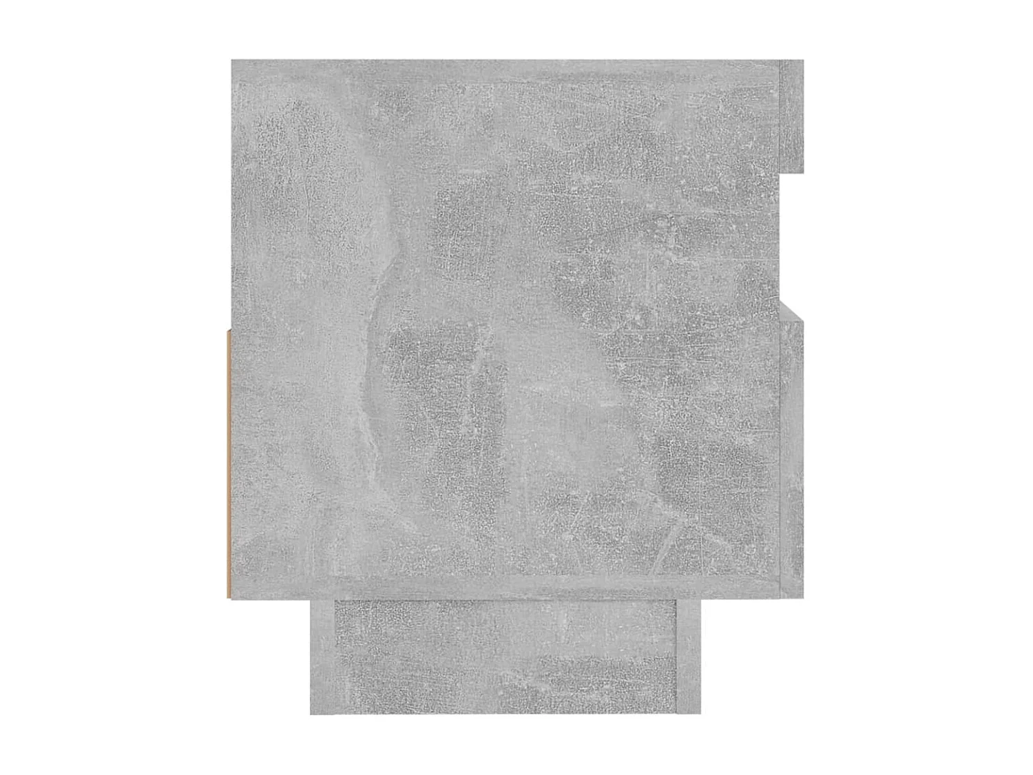 Meuble TV avec lumières LED gris béton 80x35x40 cm