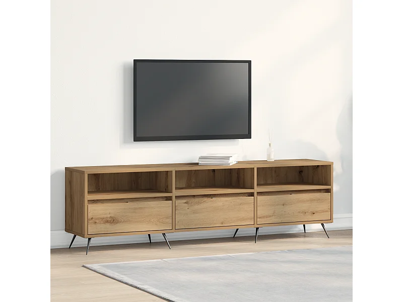 Artisan Eiken TV-kast 150x30x44,5 cm Technisch hout