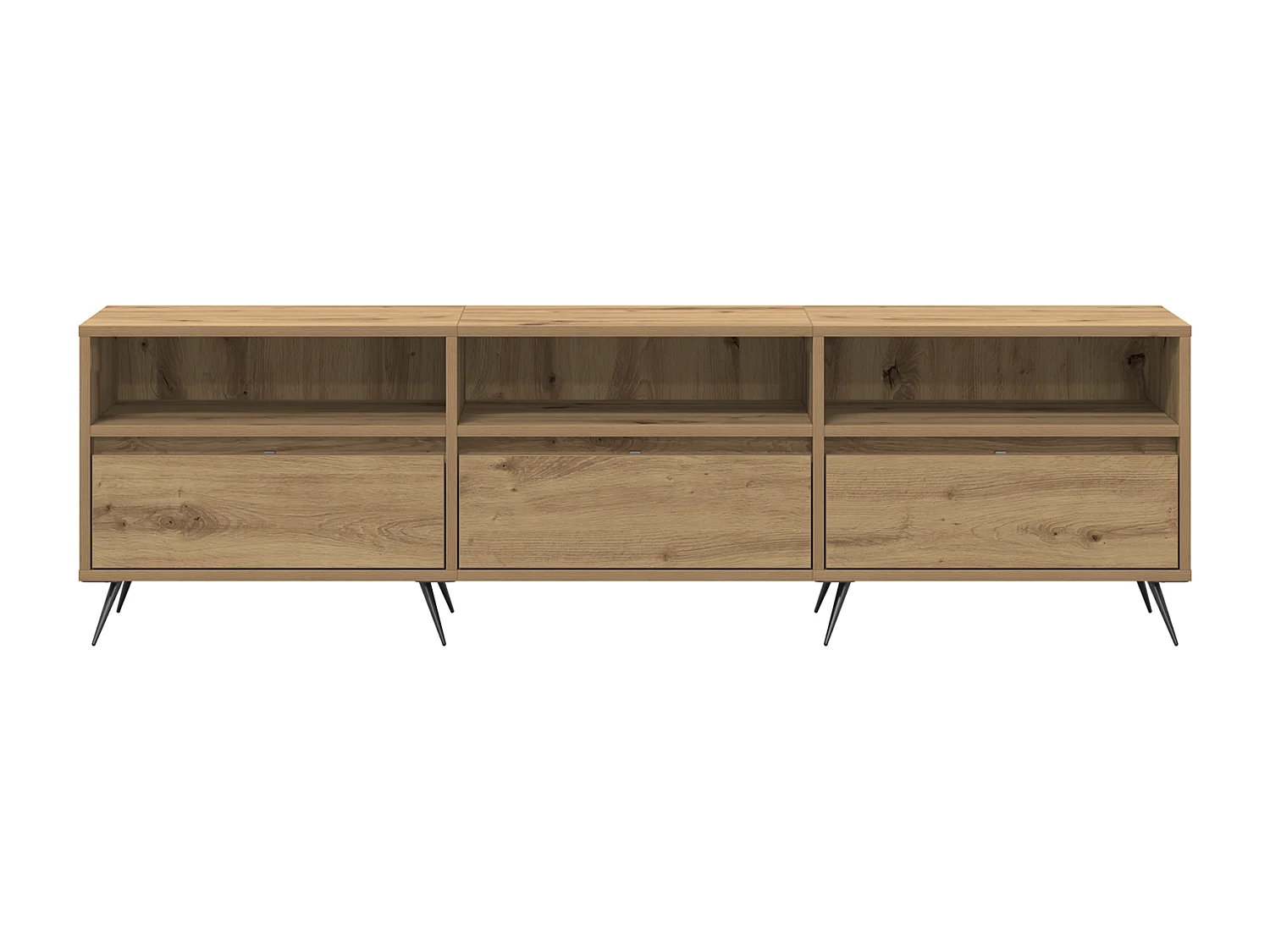 Artisan Eiken TV-kast 150x30x44,5 cm Technisch hout