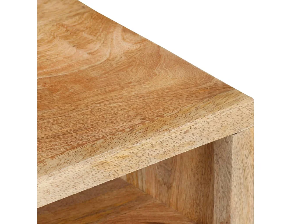 Meuble TV 110x30x40 cm Bois massif de manguier