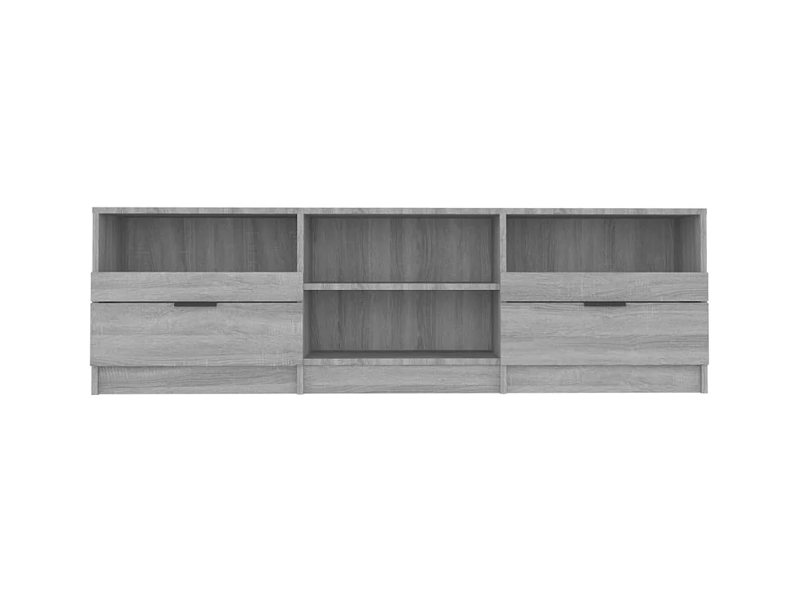 Meuble TV Sonoma gris 150x33,5x45 cm Bois d'ingénierie