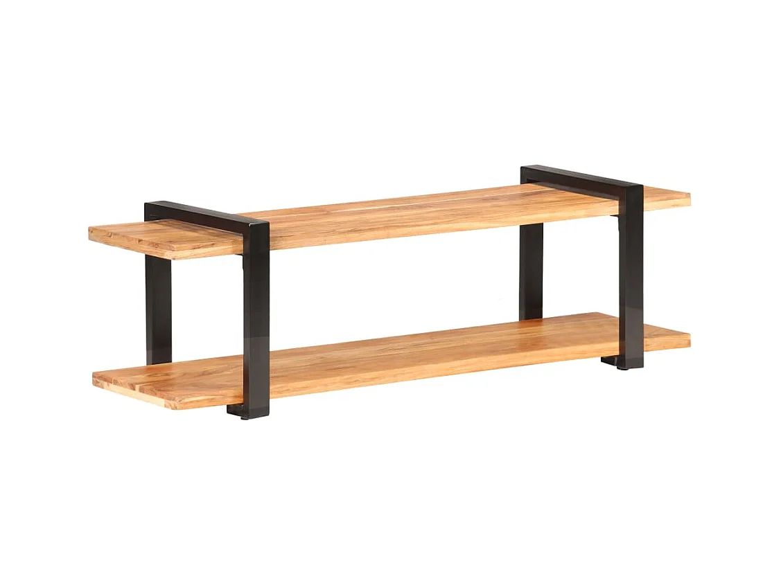 Meuble TV 130x40x40 cm Bois d'acacia solide
