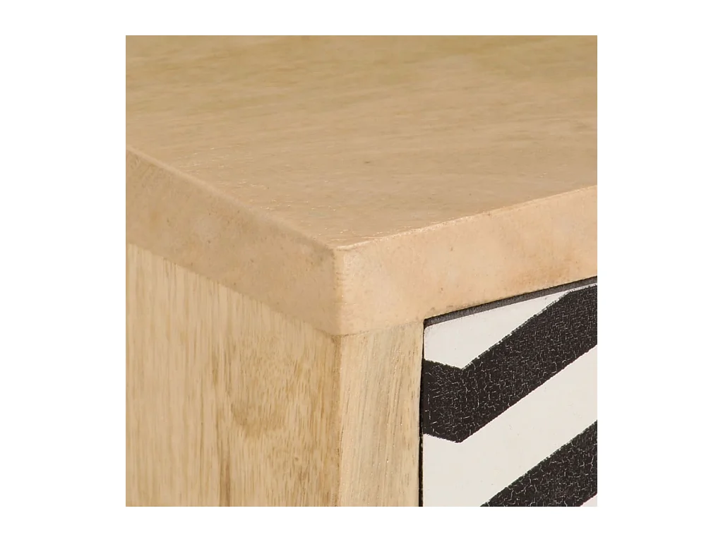 Meuble TV 120x30x40 cm Bois massif de manguier